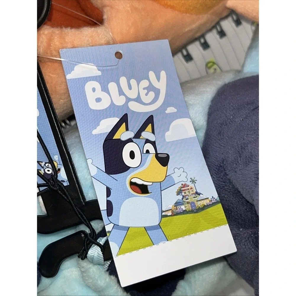 Bluey‎ and Bingo Plush House Shoes Slippers Size 9-10 Toddler Child  New
